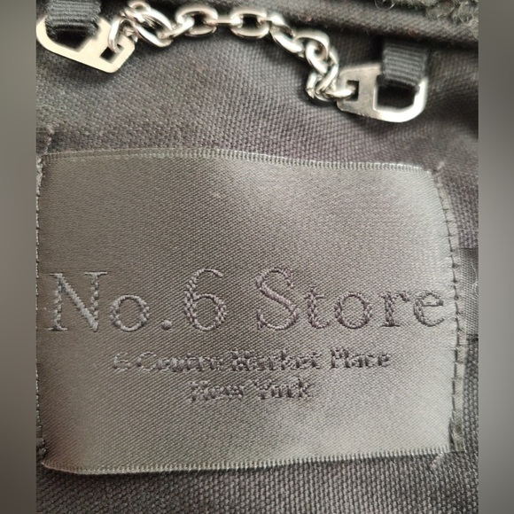 No. 6 Store Wilson Jacket in Black Plaid Size 1 - Small - Picture 6 of 8